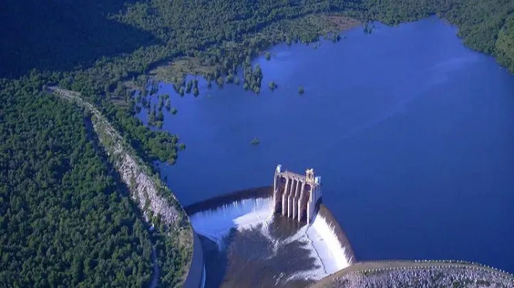 La presa del Mocúzari luce un notable aumento en su nivel de agua (Foto: Cortesía /EXPRESO)
