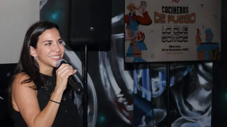 Luisa Gándara, directora de Fundación Ganfer, durante presentación. (Foto: Cortesía / EXPRESO)