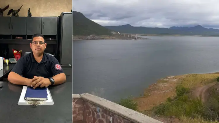 La presa Adolfo Ruiz Cortines se benefició gracias a las recientes lluvias (Foto: Cortesía)