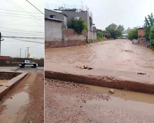 Trabajan en desazolve en Lomas de Nogales 2