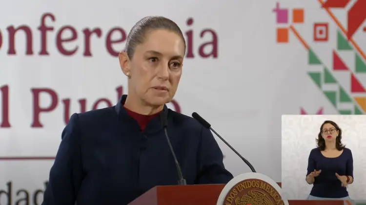 Claudia Sheinbaum sobre paro en el SAT. (Foto: Especial / EXPRESO)