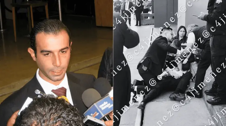 El abogado David Cohen se encontraba en Ciudad Judicial tras el encuentro (Foto: Especial /EXPRESO)