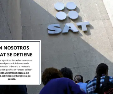 SAT enfrentará paro nacional por inconformidad laboral de su personal