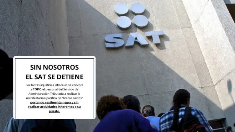 La suspensión temporal de actividades podría afectar la atención al contribuyente. (Cortesía)