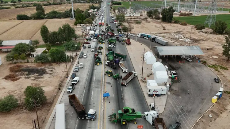 Paro Nacional Agropecuario en SLRC. (Foto: Especial / EXPRESO)