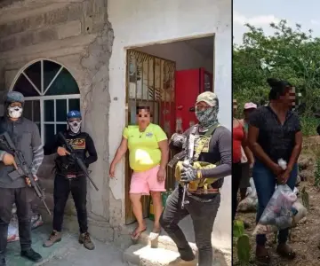 CJNG entrega despensas a damnificados tras intensas lluvias en Veracruz