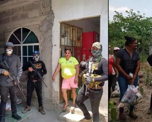 CJNG entrega despensas a damnificados tras intensas lluvias en Veracruz