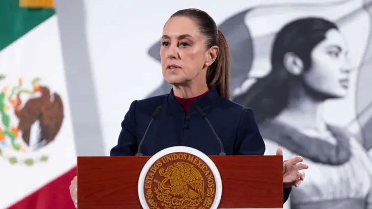 Presidenta Sheinbaum en conferencia de prensa. (Foto: Especial / EXPRESO)