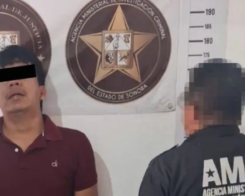 Capturan a sujeto por feminicidio de su esposa y narcomenudeo en Álamos
