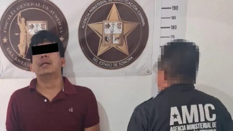 El sujeto fue trasladado al Cereso de Navojoa. (Foto: Especial / EXPRESO