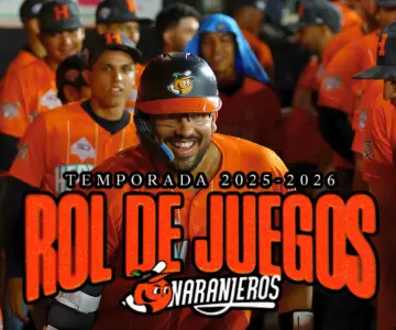Naranjeros de Hermosillo: conoce su rol de juegos de la temporada 2025-2026