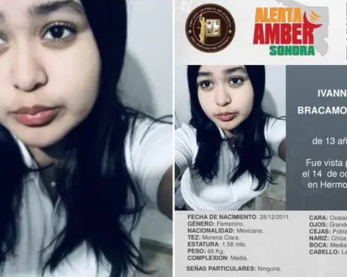 Hermosillo: Activan Alerta Amber para localizar a Ivanna Sophia