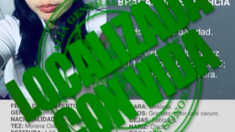 La Fiscalía de Sonora confirmó la localización de Ivanna. (Foto: Especial)