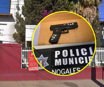 Alumno de 14 años amenaza a compañera con réplica de pistola en Nogales