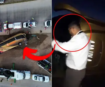 Desmiente ser el responsable del camionazo; se bajó a ayudar en accidente