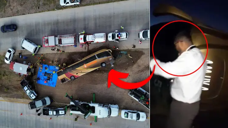 Video de un conductor frente al accidente circula en redes sociales (Foto: Especial /EXPRESO)