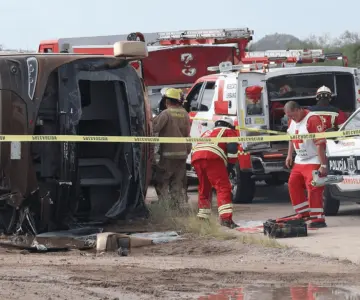 Identifican a 6 de las víctimas del accidente en carretera Guaymas-Hermosillo