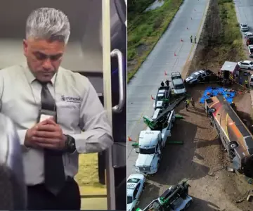 Chofer de Tufesa pide minuto de silencio por víctimas de accidente