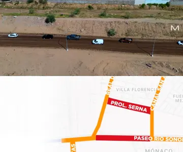 Cerrarán ruta alterna al Paseo Río Sonora por mantenimiento