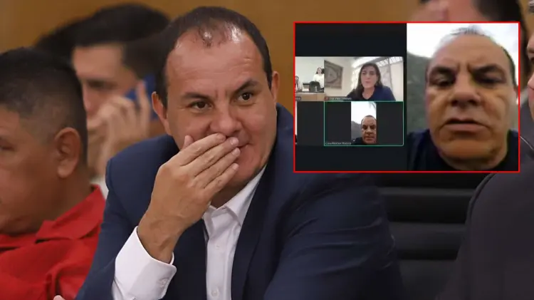 Cuauhtémoc Blanco fue captado conectándose desde cancha de pádel (Foto: Especial / EXPRESO)