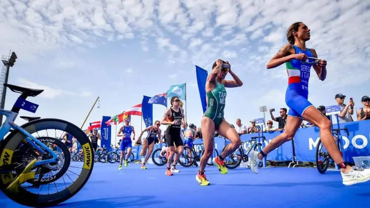 Rosa María Tapia, 22 en la Final Mundial de Triatlón. (Foto: Especial / EXPRESO)