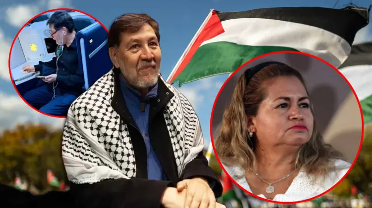 Ceci Flores hace polémica sobre el viaje de Noroña a Palestina (Foto: Especial / EXPRESO)