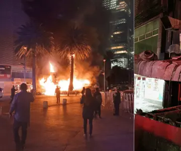 Explosión en restaurante La Soldadera frente al Monumento a la Revolución