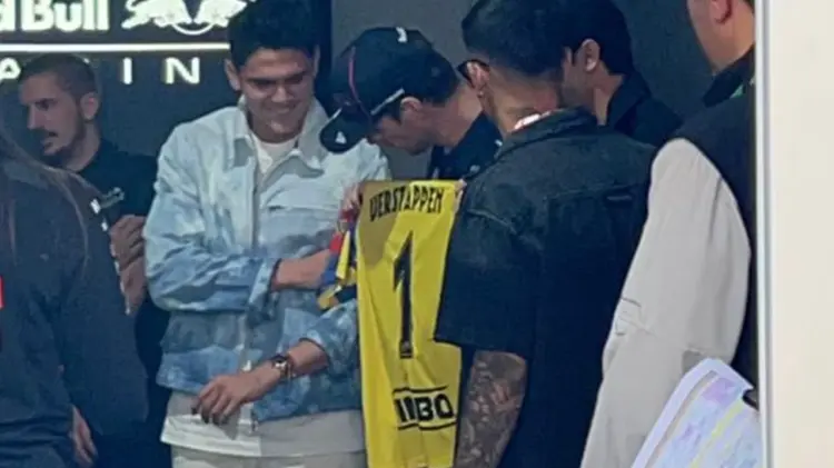 Max Verstappen convivió con Brian Rodríguez, Alan Cervantes e Israel Reyes. (Foto: El Universal)