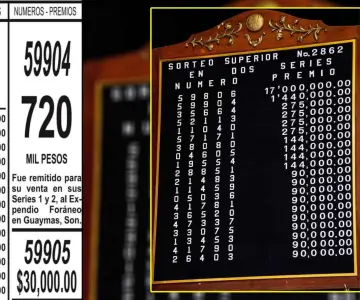 ¡La suerte cae en Guaymas! Vecino se gana premio de la Lotería Nacional