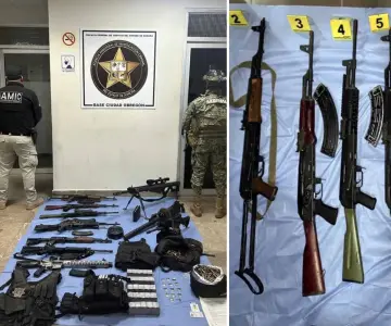 Aseguran armas largas en Ciudad Obregón, informa Alfonso Durazo