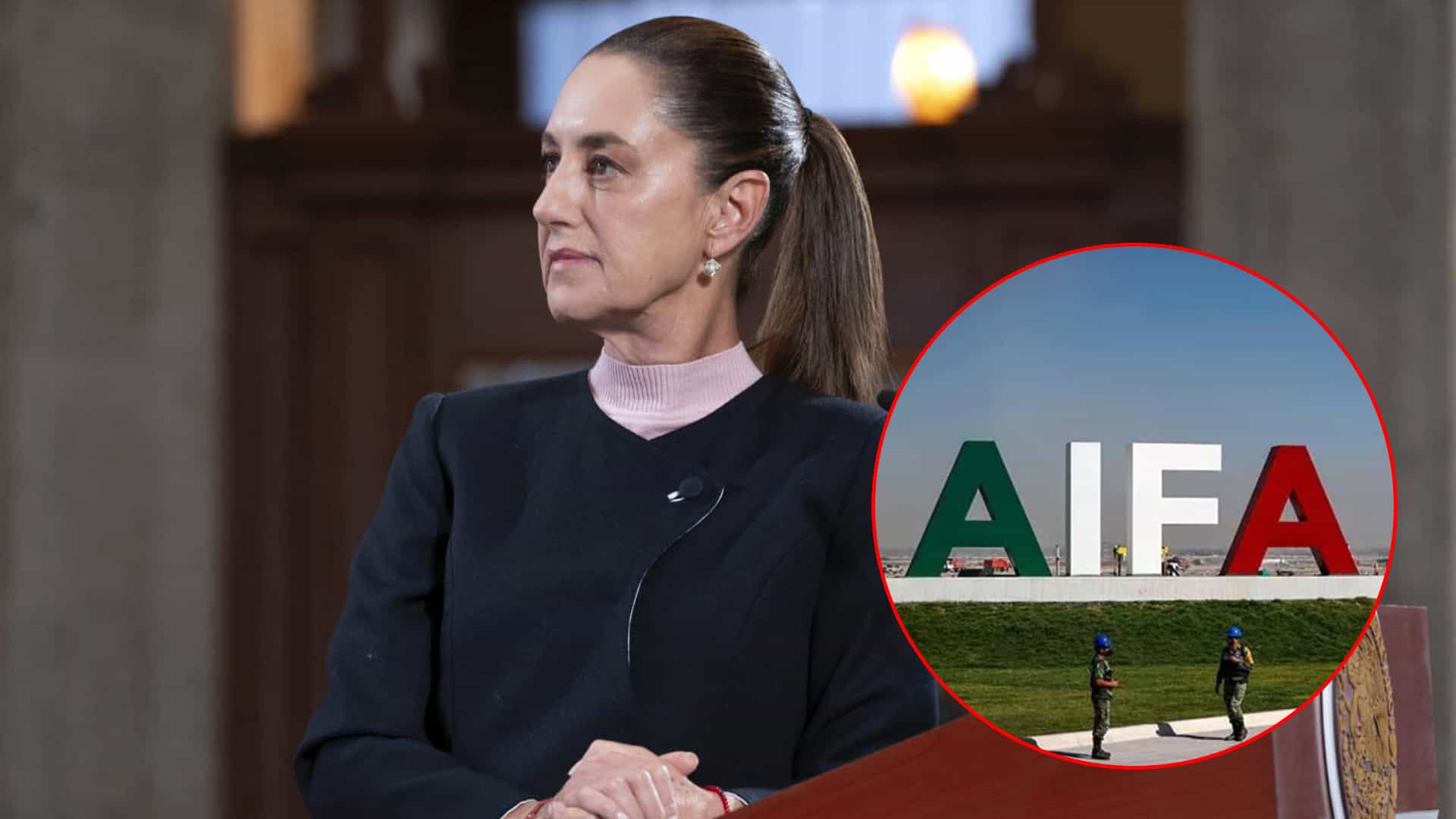 Sheinbaum exige respeto a EU tras cancelar vuelos del AIFA