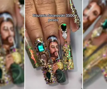 Viral: Mujer gasta 11 mil pesos en uñas buchonas de San Judas Tadeo