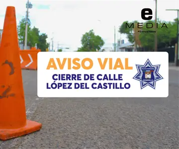 Cierran por tramos la López del Castillo para mantenimiento de vialidad