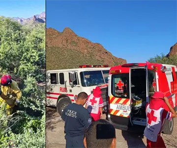 Rescatan a mujer de Nicaragua tras caída en el Cerro Tetakawi; se lesionó