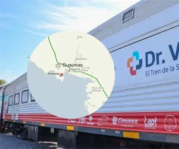 Dr. Vagón llega a Guaymas: atención médica y medicamentos gratis esta semana
