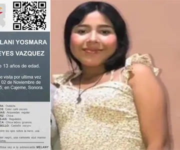 Obregón: Activan Alerta Amber para localizar a Melani Yosmara