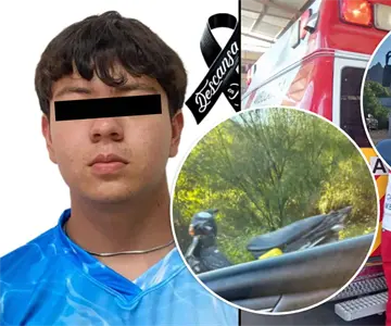 Muere adolescente del CET del Mar Guaymas; rebasó a camión en su motocicleta