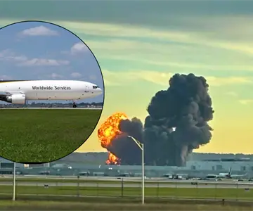 Actualizan a siete los fallecidos por caída de avión de carga en EU