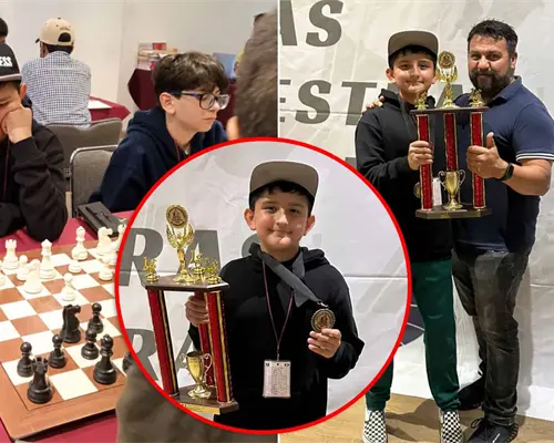 Niño hermosillense se posicionó como campeón internacional de ajedrez