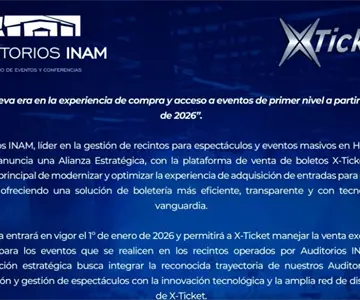 Una nueva era: Auditorios INAM cierra alianza estratégica con X-Ticket Una nueva era: Auditorios INAM cierra alianza estratégica con X-Ticket