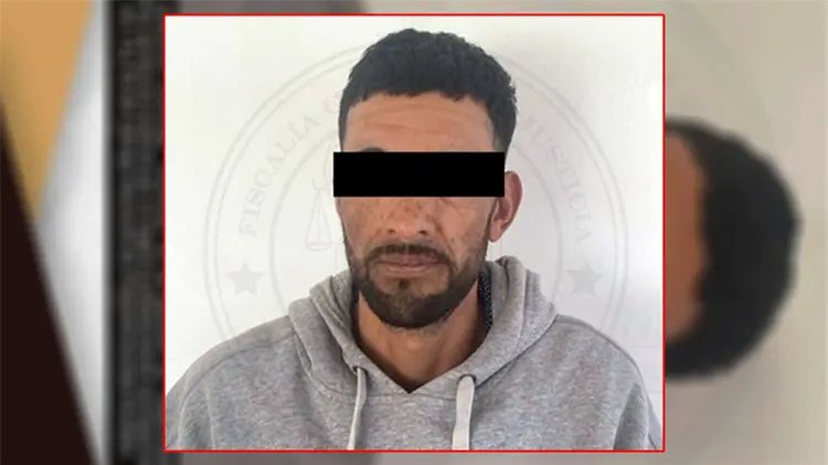 Hombre acusado de violencia familiar en Magdalena de Kino. (Foto: Especial / EXPRESO)