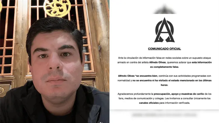 El cantante y su equipo desmintieron los rumores sobre el ataque a Alfredo Olivas. (Foto: Especial)