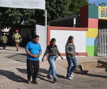 Desalojan kínder y Casa de los Abuelos por corto en transformador