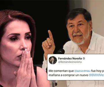 Azucena Uresti acusa a Fernández Noroña de acoso y espionaje por post en X