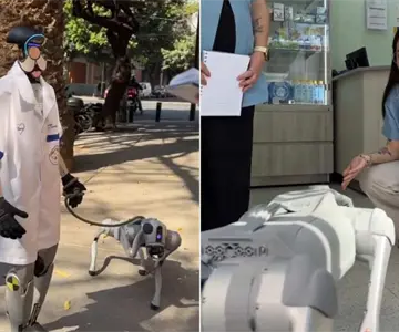 Dr. Simi atiende a perro robot y causa sensación en redes sociales