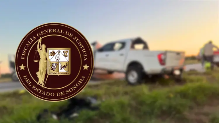 La FGJE dio más detalles del accidente de este domingo a la altura de Bácum. (Foto: Especial)