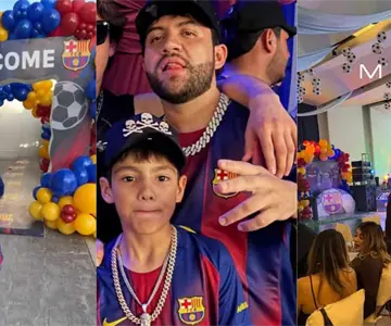 Luis R. Conríquez celebra los 11 años de su hijo en Caborca