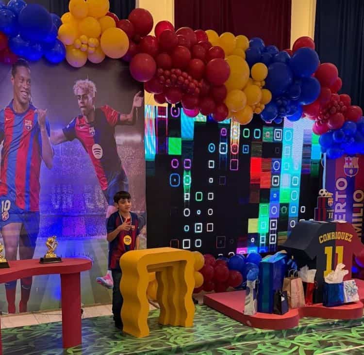 Luis R. Conríquez celebra los 11 años de su hijo en Caborca