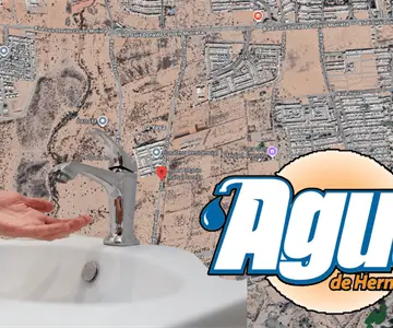 Alertan cortes parciales de agua en residenciales al poniente de Hermosillo