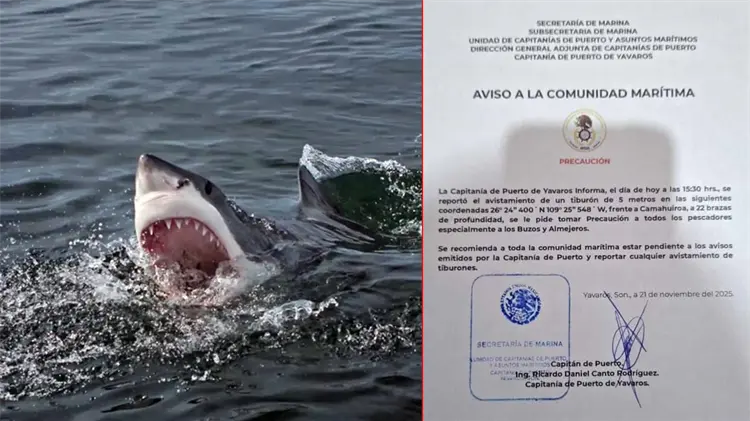 La Capitanía del Puerto de Yavaros emitió un comunicado urgente (Foto: Especial / EXPRESO)